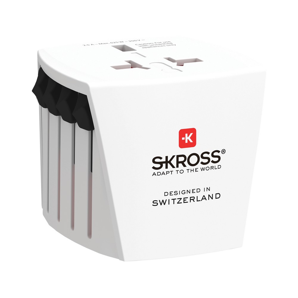 Adapter podróżny SKROSS MUV Micro - biały