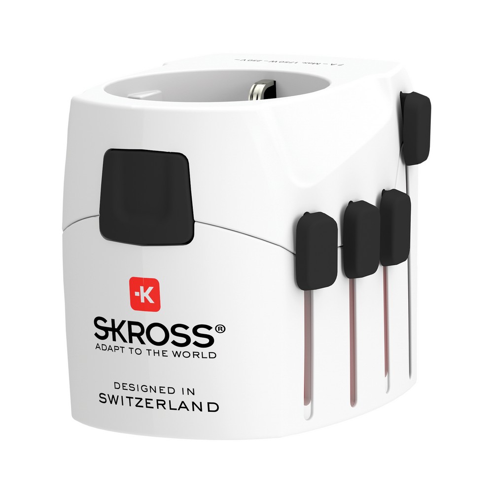 Adapter podróżny SKROSS Pro - biały