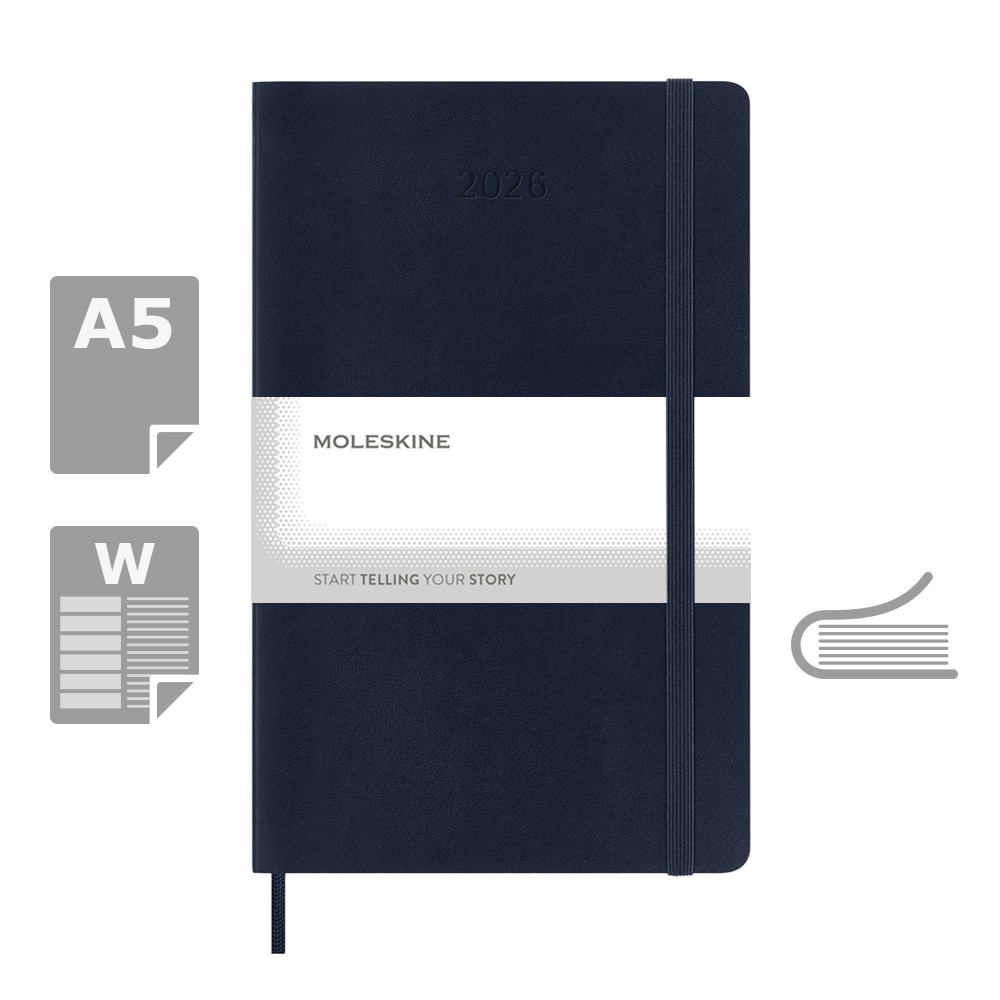 Kalendarz MOLESKINE - ciemnoniebieski