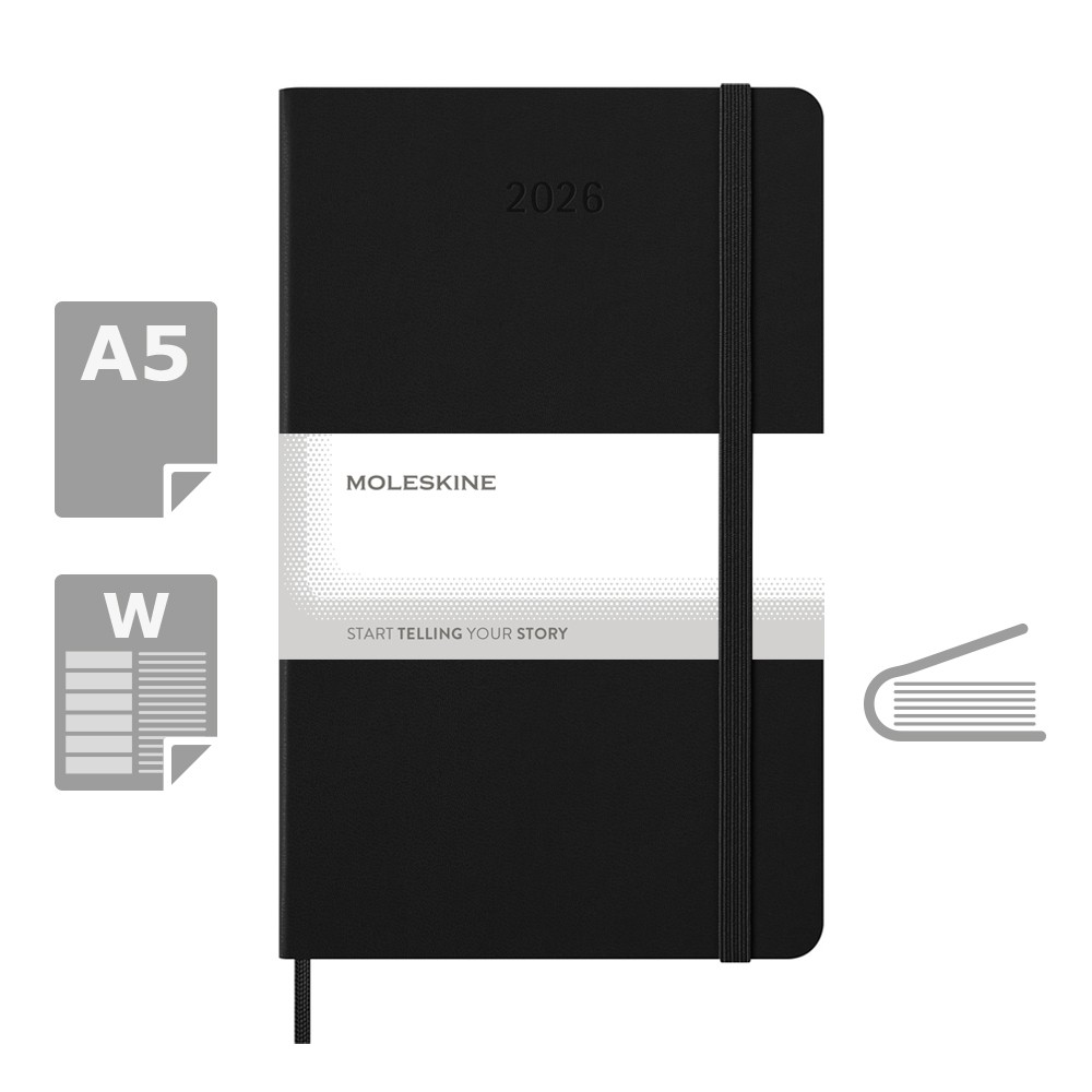 Kalendarz MOLESKINE - czarny