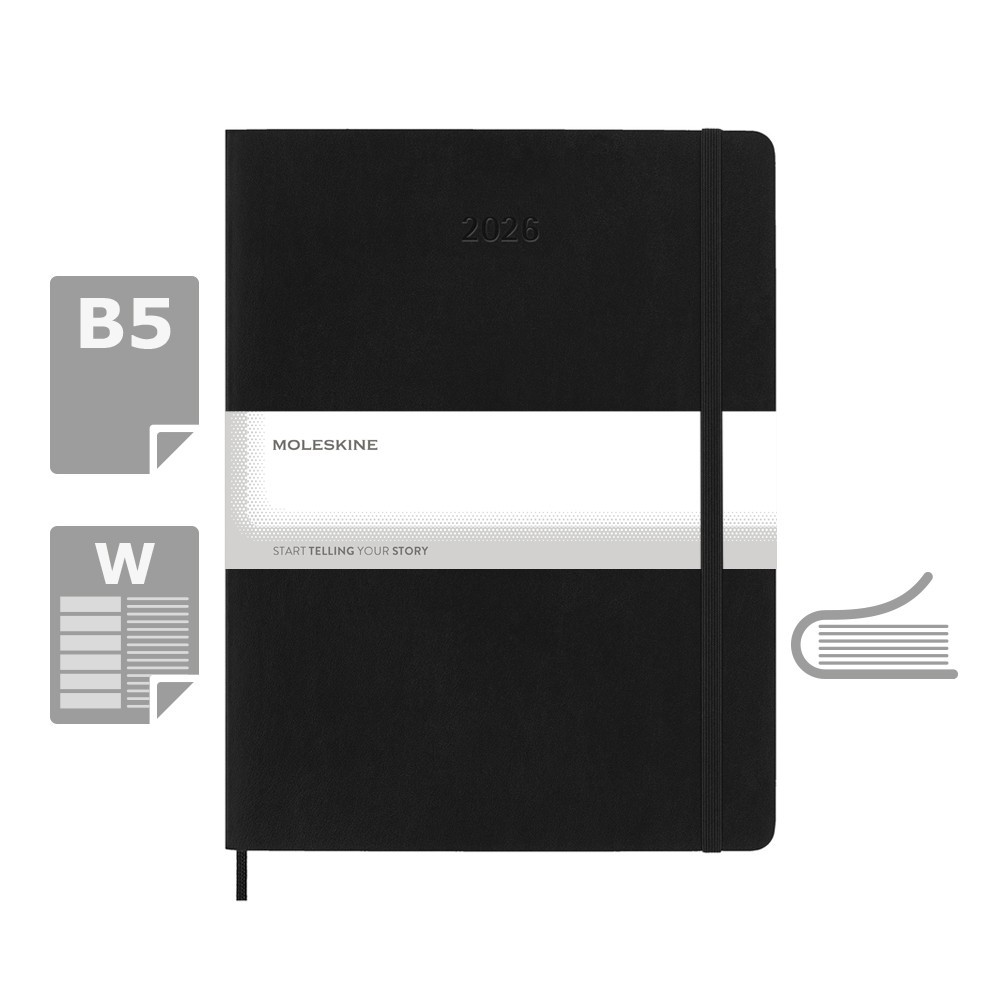 Kalendarz MOLESKINE - czarny