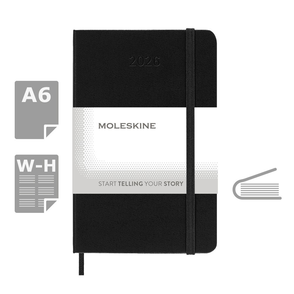 Kalendarz MOLESKINE - czarny