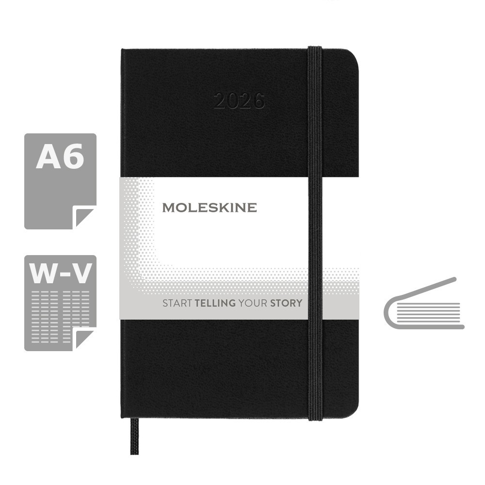 Kalendarz MOLESKINE - czarny