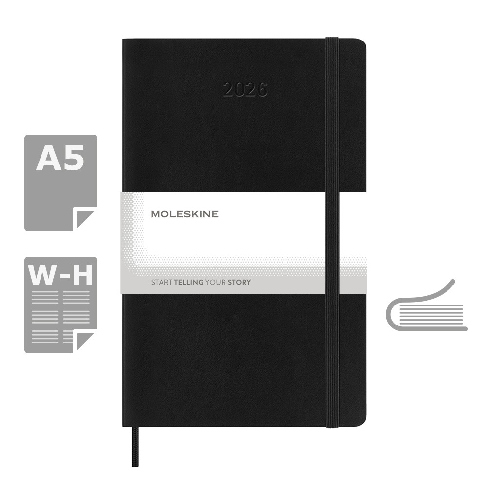Kalendarz MOLESKINE - czarny