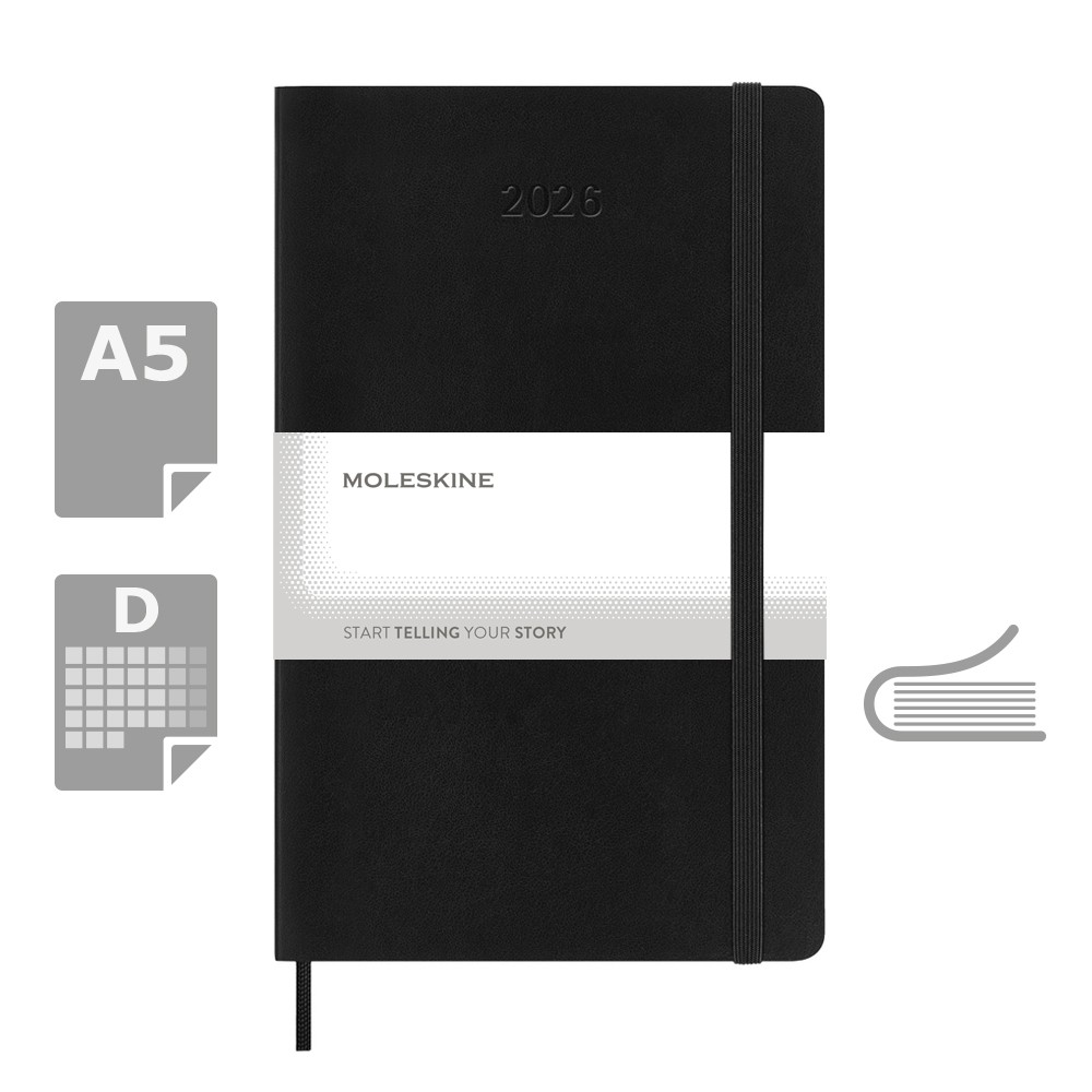 Kalendarz MOLESKINE - czarny