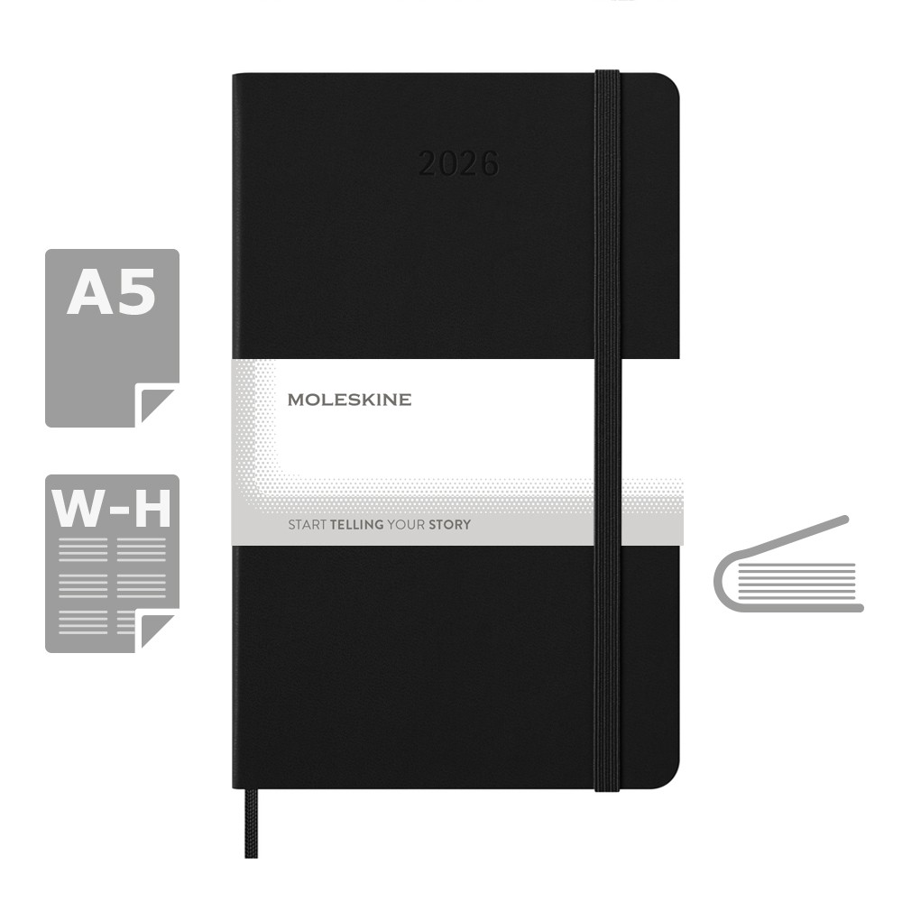 Kalendarz MOLESKINE - czarny