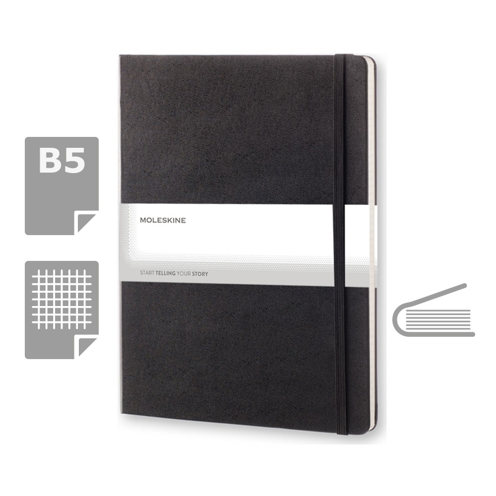 MOLESKINE Notatnik ok. B5 - czarny