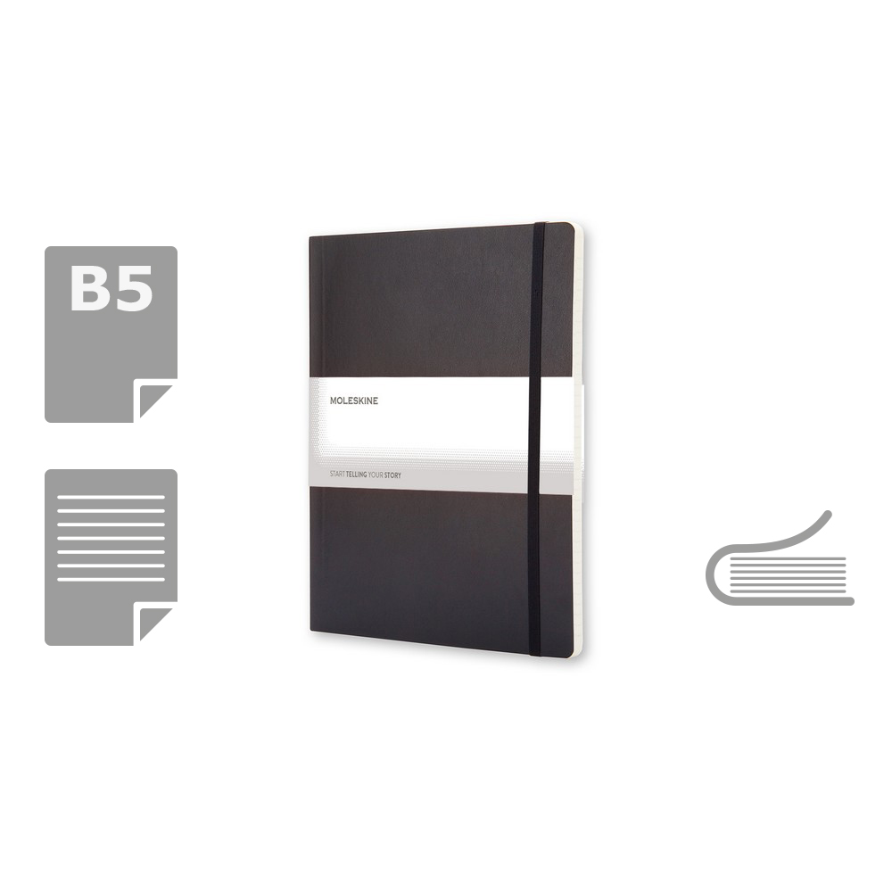 MOLESKINE Notatnik ok. B5 - czarny