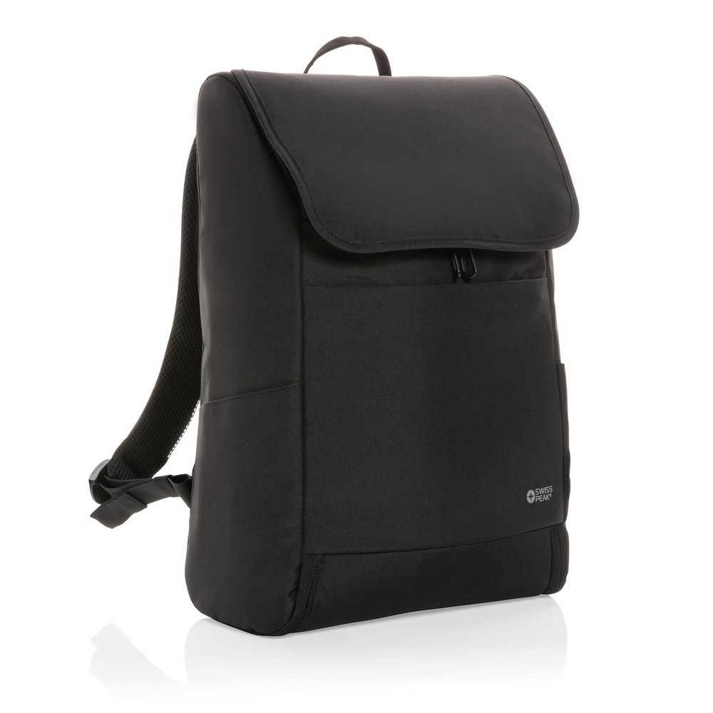 Plecak na laptopa 15" Swiss Peak Fern AWARE™ RPET - czarny