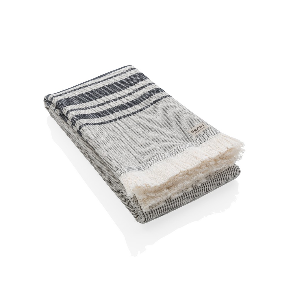Ręcznik Hammam Ukiyo Yumiko AWARE™ - czarny