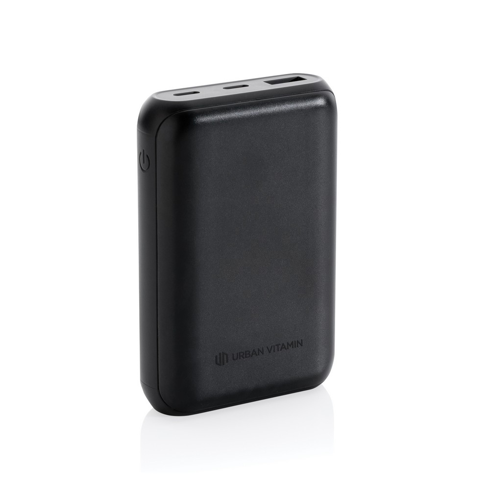 Szybki power bank 10000 mAh Urban Vitamin - czarny
