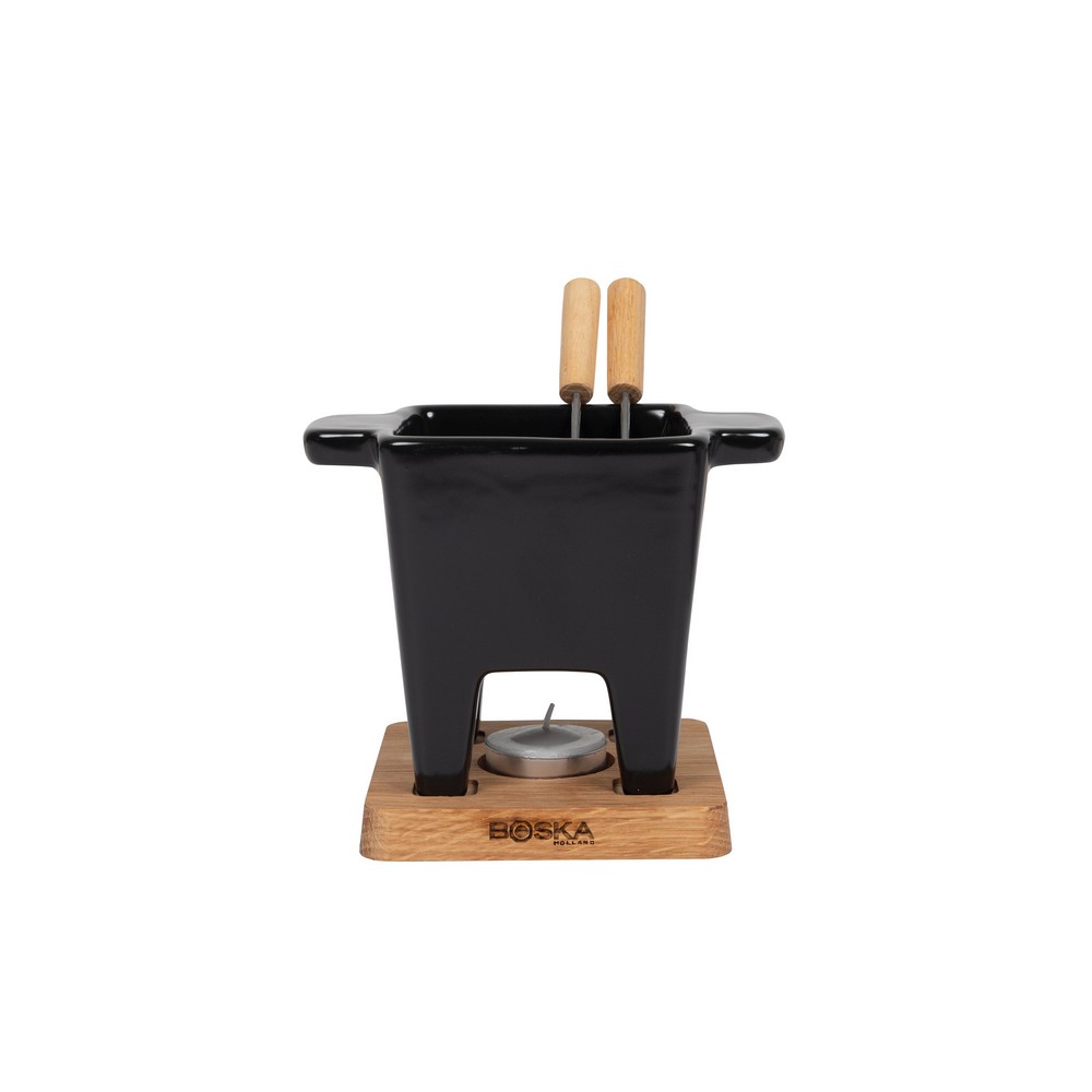 Zestaw do serwowania fondue BOSKA Tapas Fondue Nero - czarny